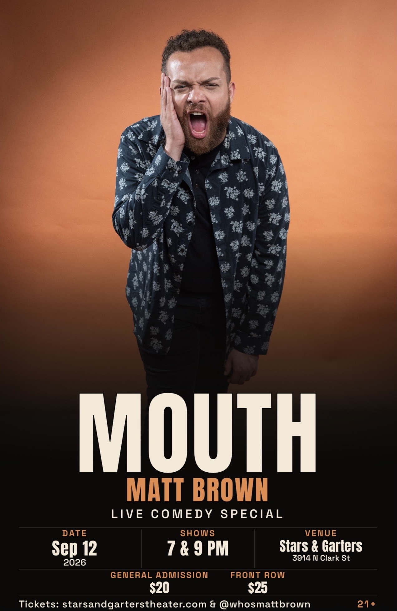 MOUTH: Matt Brown Live Comedy Special