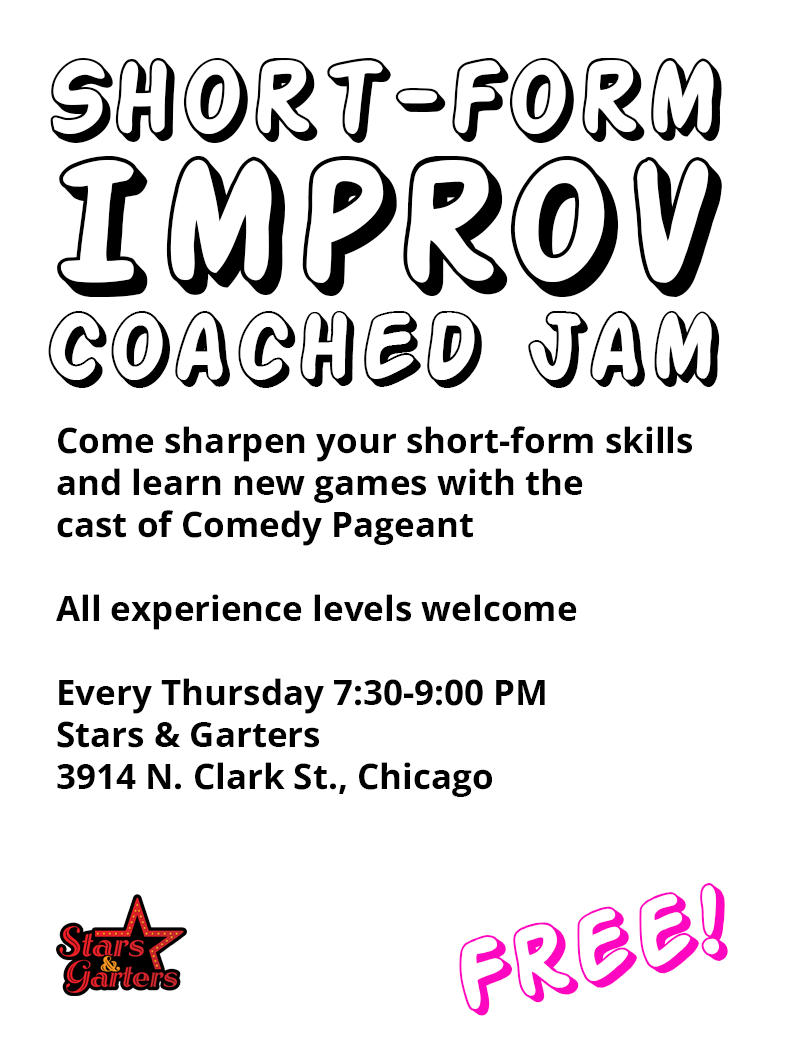 Short-form Improv Coached Jam